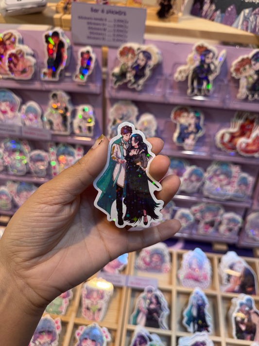 [La Guerre des Ombres] STICKERS - Couple 1 (≠ formats) / Éditions Bookmark x Mikae