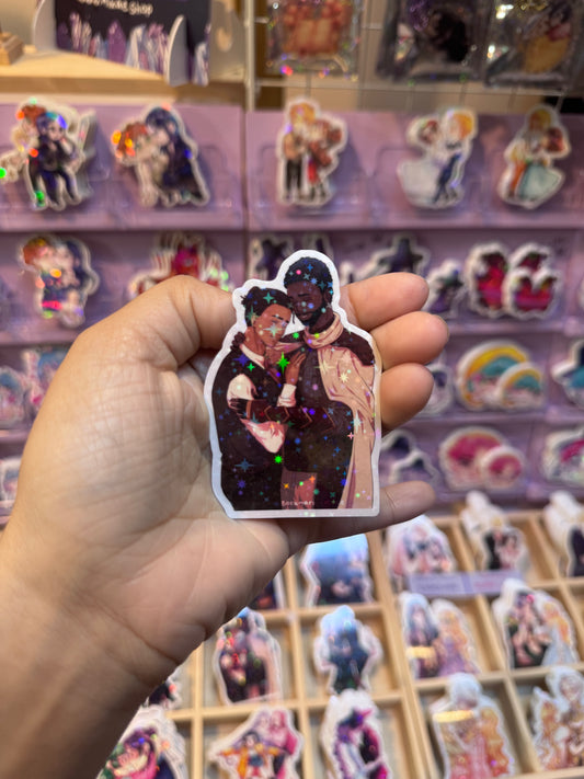 [La Guerre des Ombres] STICKERS - Couple 2 (≠ formats) / Éditions Bookmark x Mikae