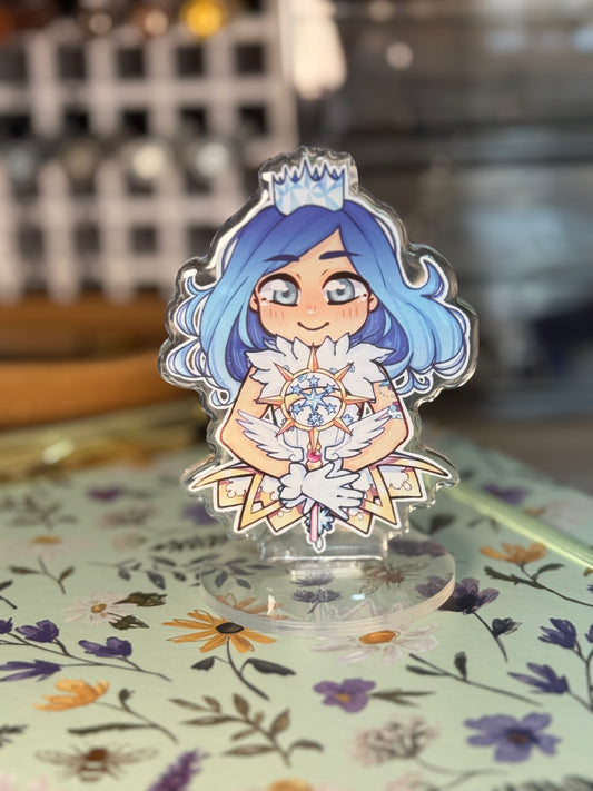 OC Chasseuse d'étoiles - STAND ACRYLIQUE (≠ formats)