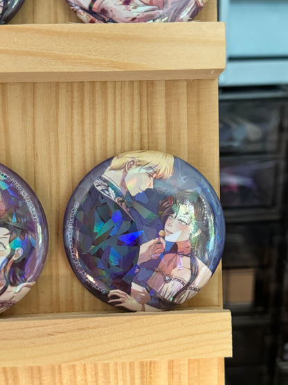 [I Don’t Trust my Twin] Laurencia - BADGE ROND (5 modèles) / DCC ENT x Mikae