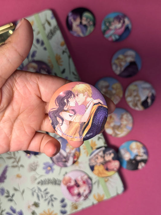 [I Don’t Trust my Twin] MAGNET BADGE XS - Laurencia 1 / DCC ENT x Mikae