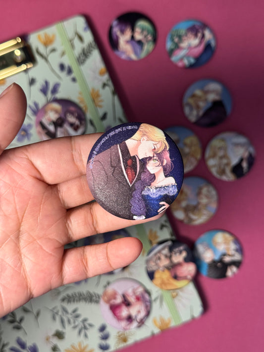 [I Don’t Trust my Twin] MAGNET BADGE XS - Laurencia 2 / DCC ENT x Mikae