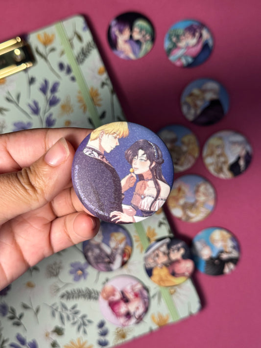 [I Don’t Trust my Twin] MAGNET BADGE XS - Laurencia B / DCC ENT x Mikae