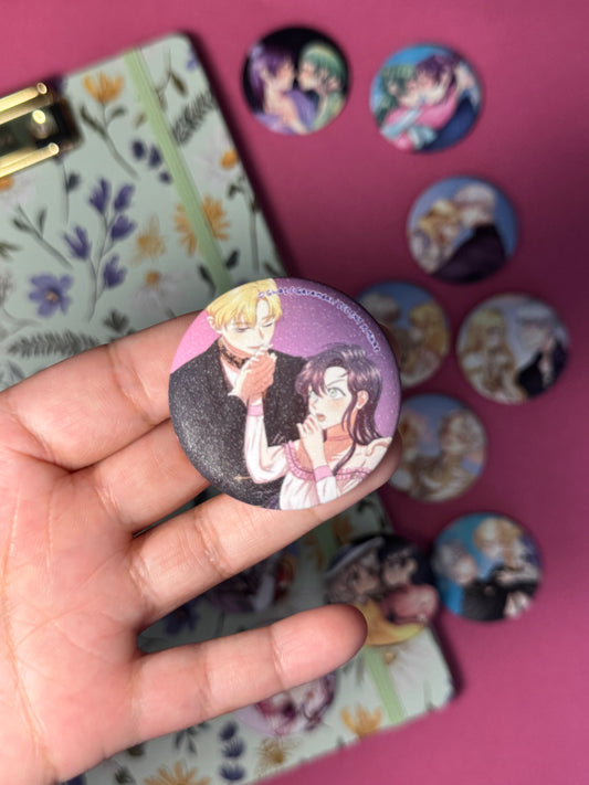 [I Don’t Trust my Twin] MAGNET BADGE XS - Laurencia A / DCC ENT x Mikae