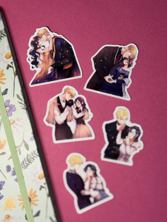 [I Don’t Trust my Twin] Laurencia - STICKER L holo star (5 modèles) / DCC ENT x Mikae