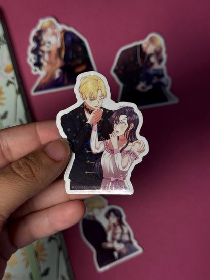 [I Don’t Trust my Twin] Laurencia - STICKER L holo star (5 modèles) / DCC ENT x Mikae
