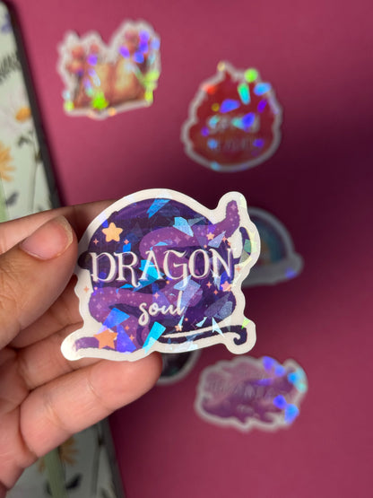 Booklovers 1 - STICKER M holo prisma (6 modèles)