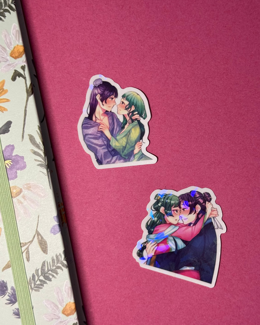 Mao Mao - STICKER M holo prisma (2 modèles)