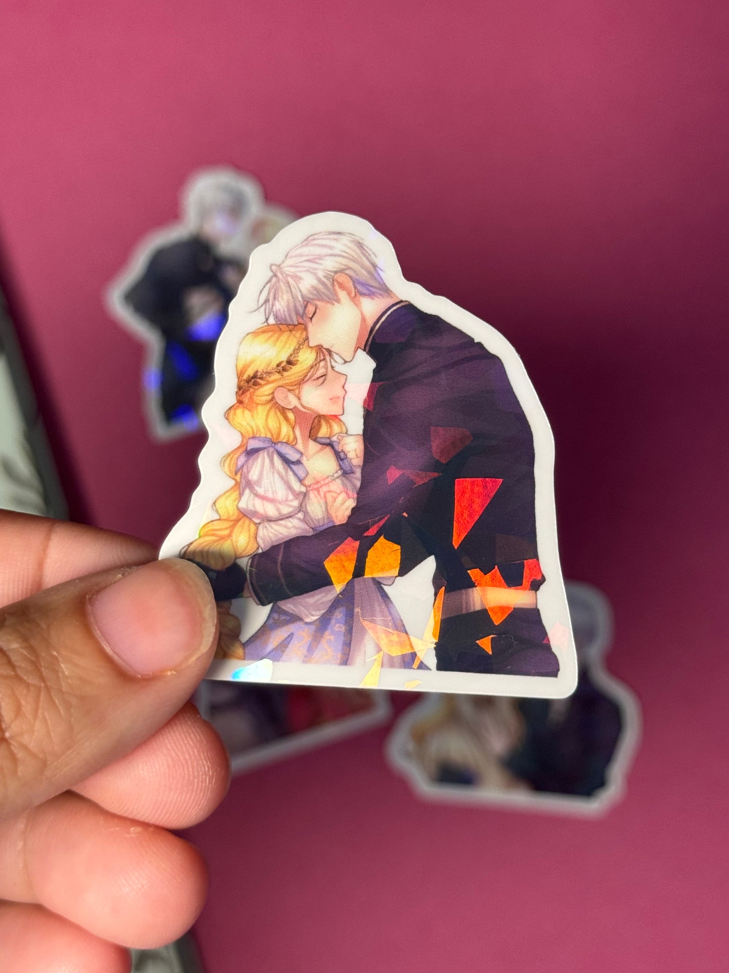Ruby/Rudbeckia - STICKER M holo prisma (4 modèles)