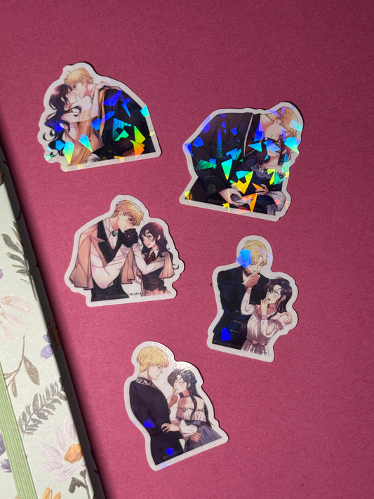 [I Don’t Trust my Twin] Laurencia - STICKER M holo prisma (5 modèles) / DCC ENT x Mikae