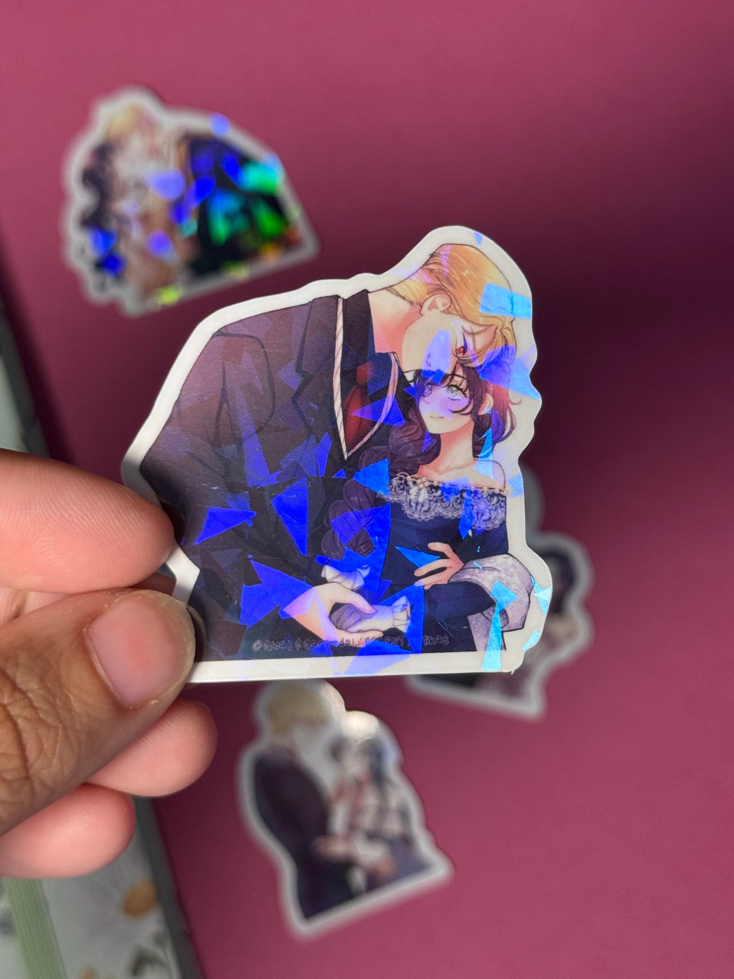 [I Don’t Trust my Twin] Laurencia - STICKER M holo prisma (5 modèles) / DCC ENT x Mikae
