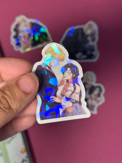 [I Don’t Trust my Twin] Laurencia - STICKER M holo prisma (5 modèles) / DCC ENT x Mikae