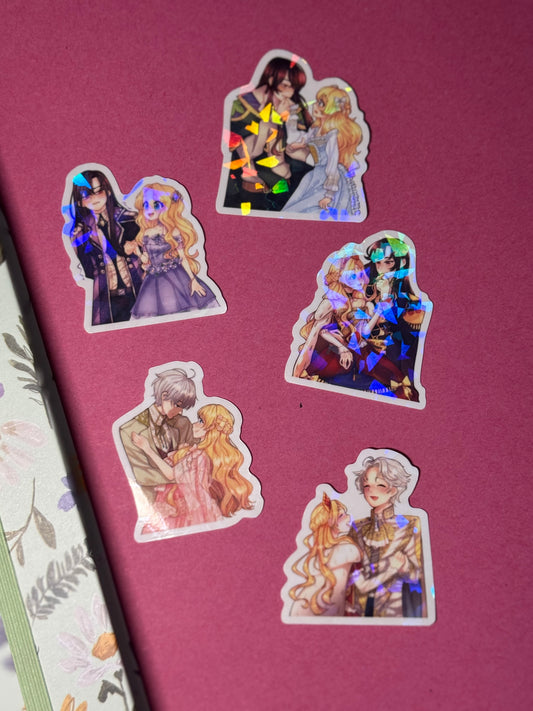 Athie/Athanasia - STICKER M holo prisma (5 modèles)