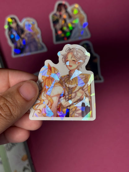 Athie/Athanasia - STICKER M holo prisma (5 modèles)