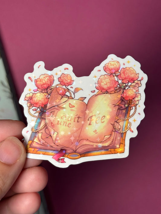 Magic Book - STICKER L holo star