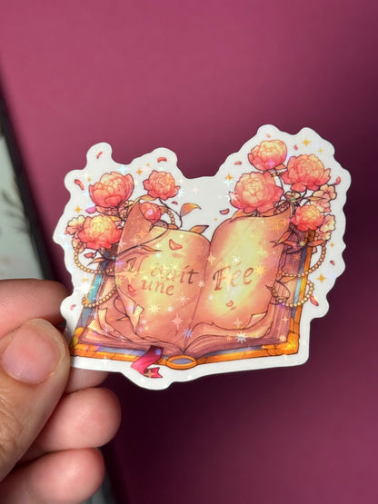 Magic Book - STICKER L holo star
