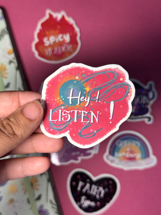 Hey ! Listen ! - STICKERS (≠ formats)