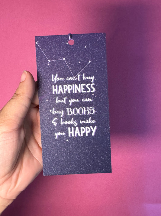 Booklover - "You can't buy happiness but you can buy books"