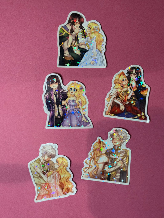Athie/Athanasia - STICKER L holo star (5 modèles)