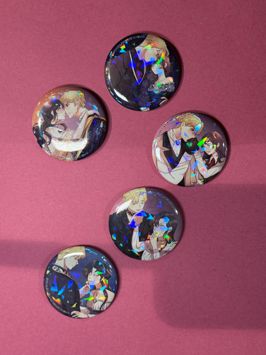 [I Don’t Trust my Twin] Laurencia - BADGE ROND (5 modèles) / DCC ENT x Mikae