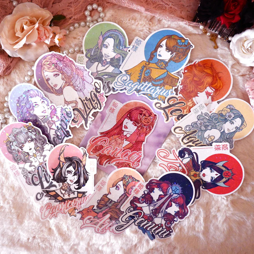 [Sabrina] Stickers XXL - Zodiac Collection (12 modèles)