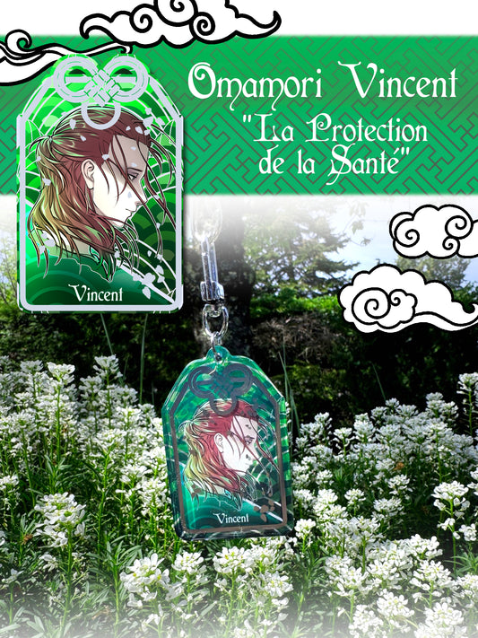 [Cha Wolf - Kestrel] Omamori argent "Vincent"