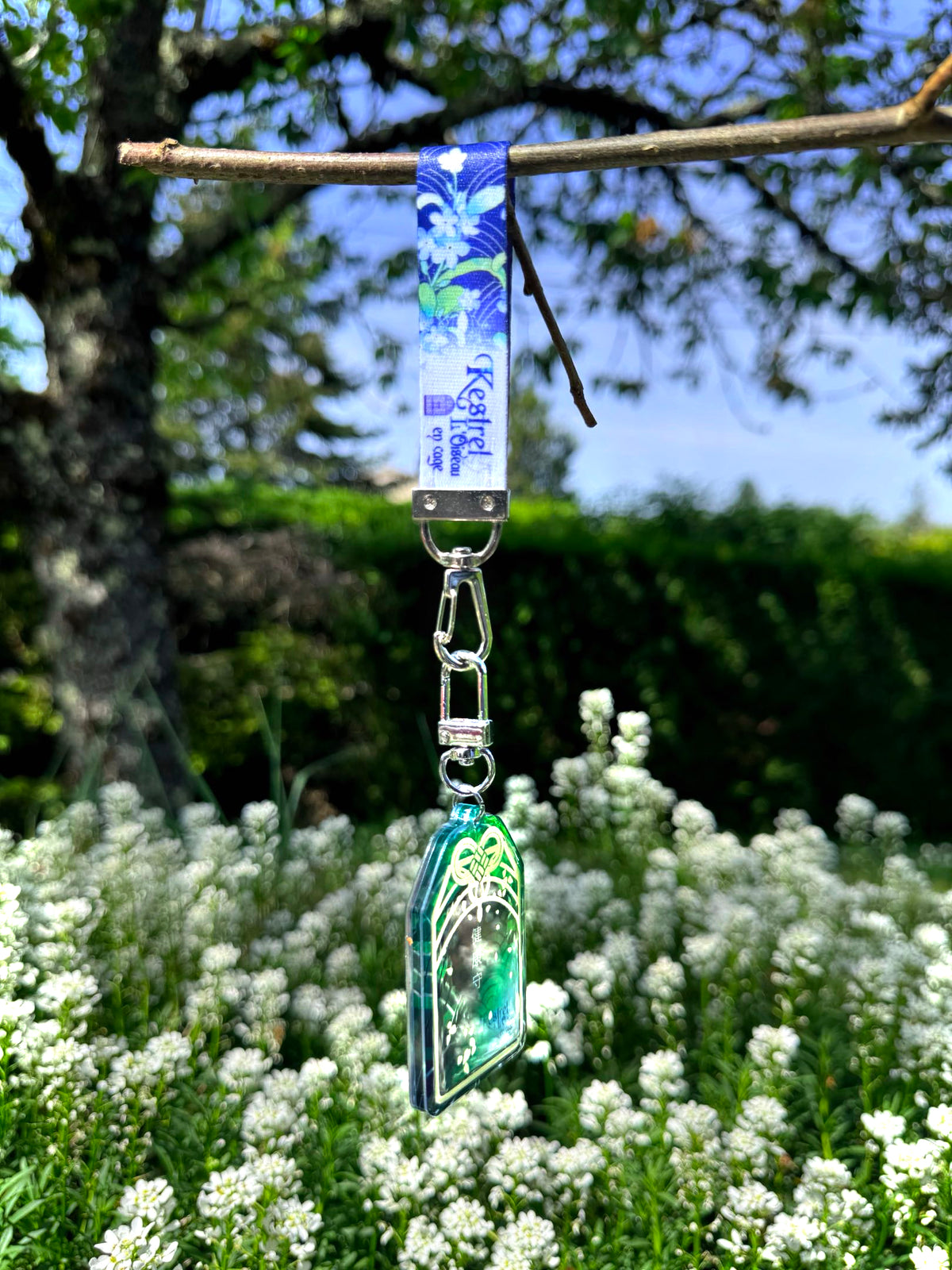 [Cha Wolf - Kestrel] Omamori argent "Vincent"