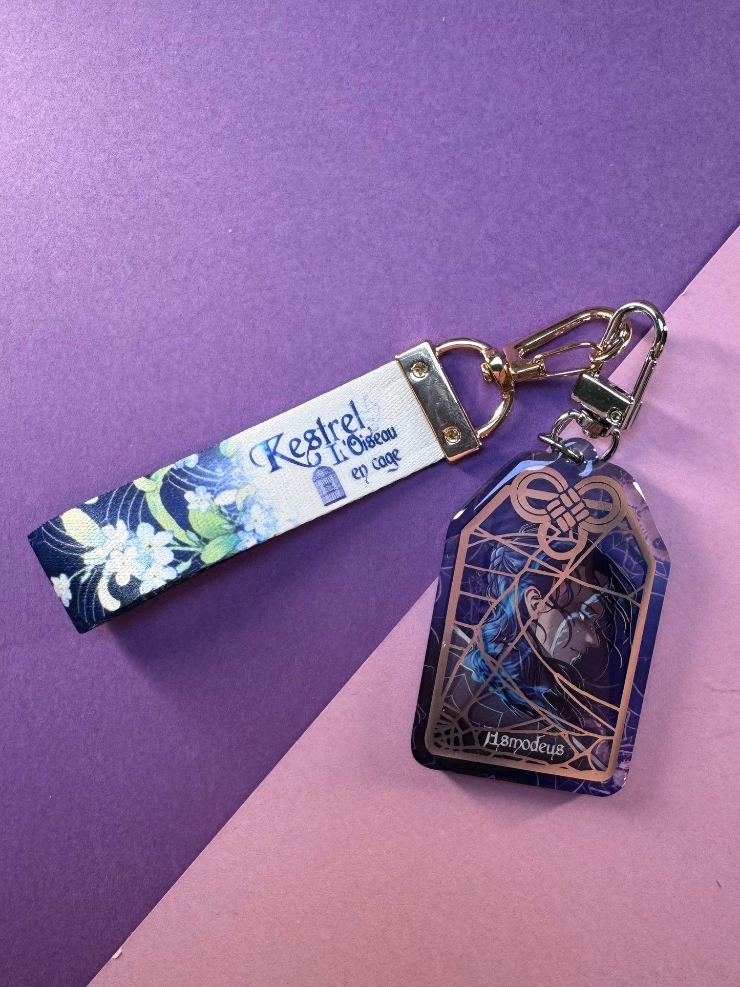 [Cha Wolf - Kestrel] Omamori argent "Asmodeus"
