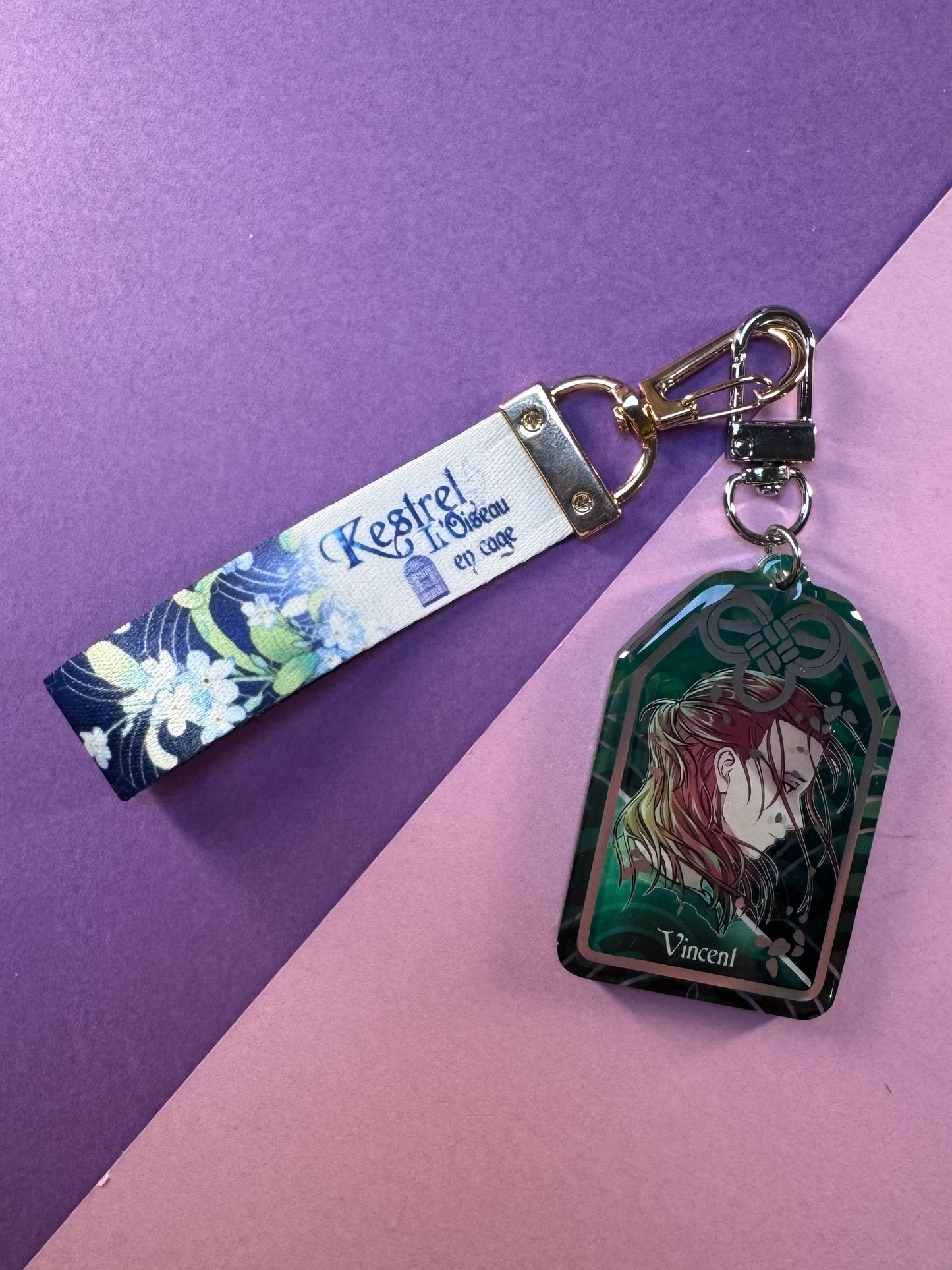 [Cha Wolf - Kestrel] Omamori argent "Vincent"
