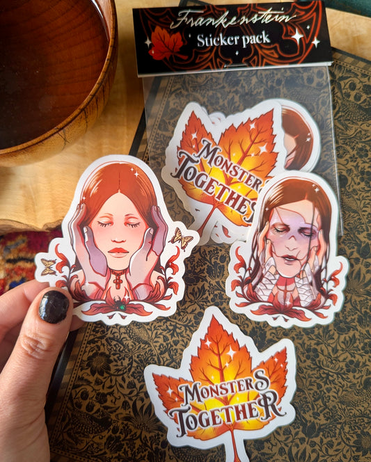 [Eve Brengard] Sticker pack "Frankenstein"