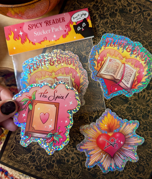 [Eve Brengard] Sticker pack "Spicy Reader"