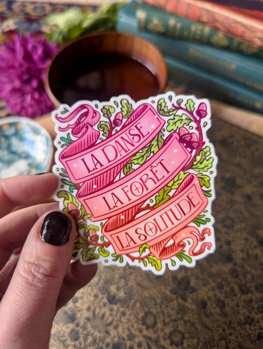 [Eve Brengard] Sticker "La Danse, la forêt, la solitude"