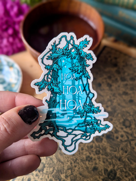 [Eve Brengard] Sticker "Hoa, hoa, hoa"