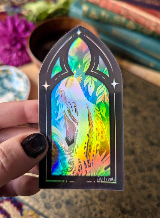 [Eve Brengard] Sticker "Fenêtre bleue"