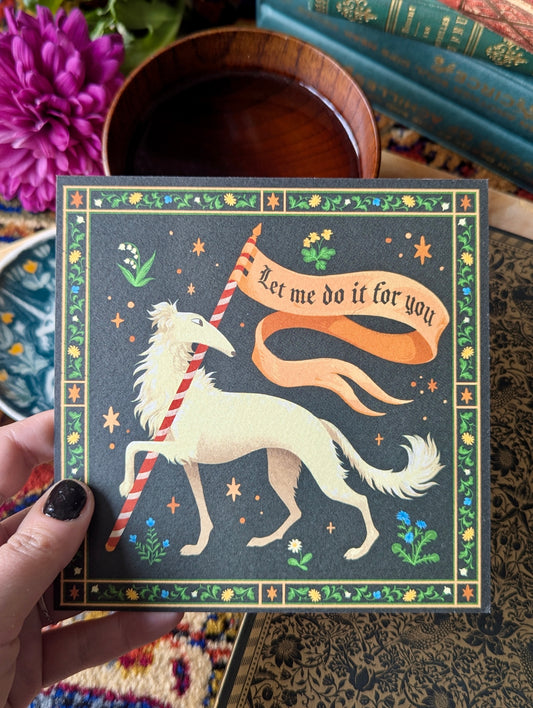 [Eve Brengard] Print carré "Let me do it for you"