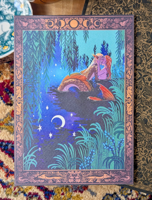 [Eve Brengard] Print A6 "Baiser de minuit"