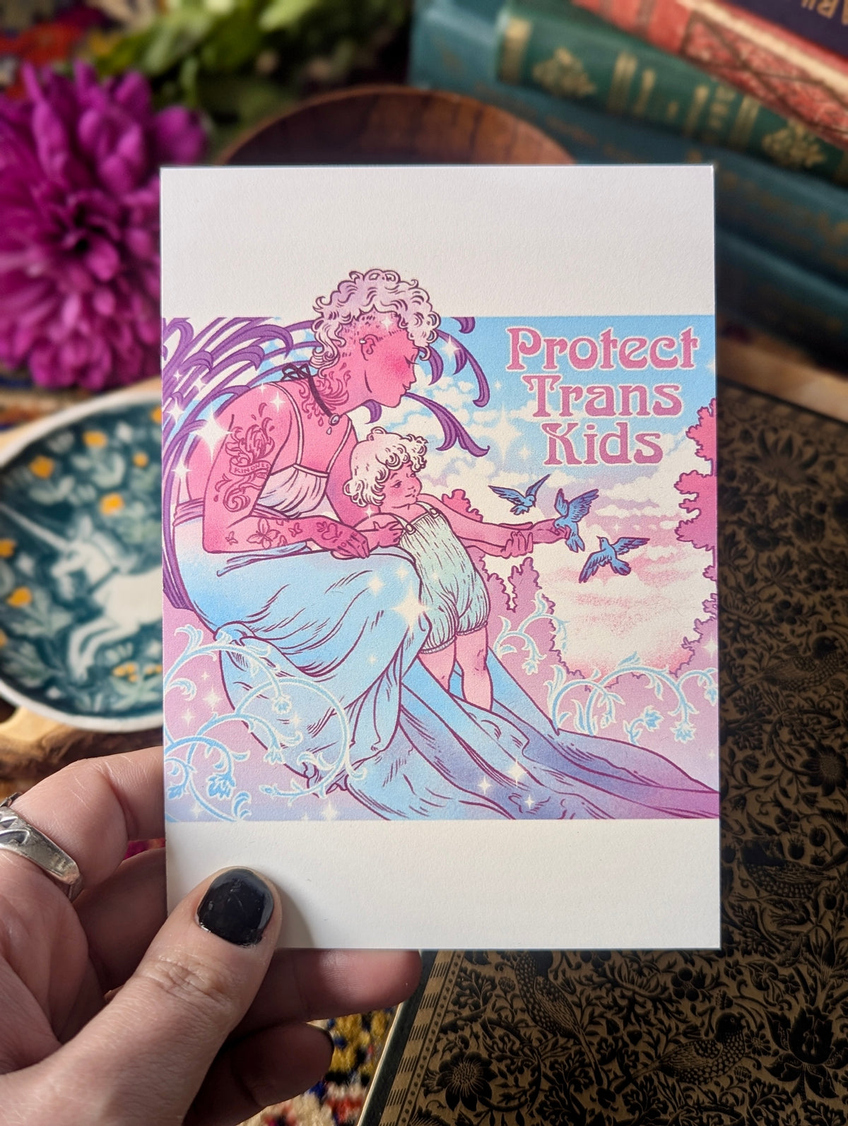[Eve Brengard] Print A6 "Protect Trans Kids"