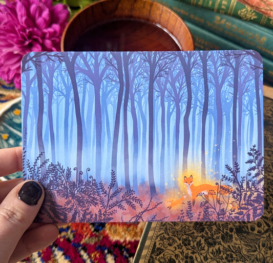 [Eve Brengard] Print A6 "Renard dans la forêt"
