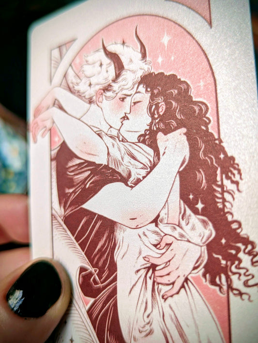 [Eve Brengard] Carte de tarot "Tamara and the Demon"