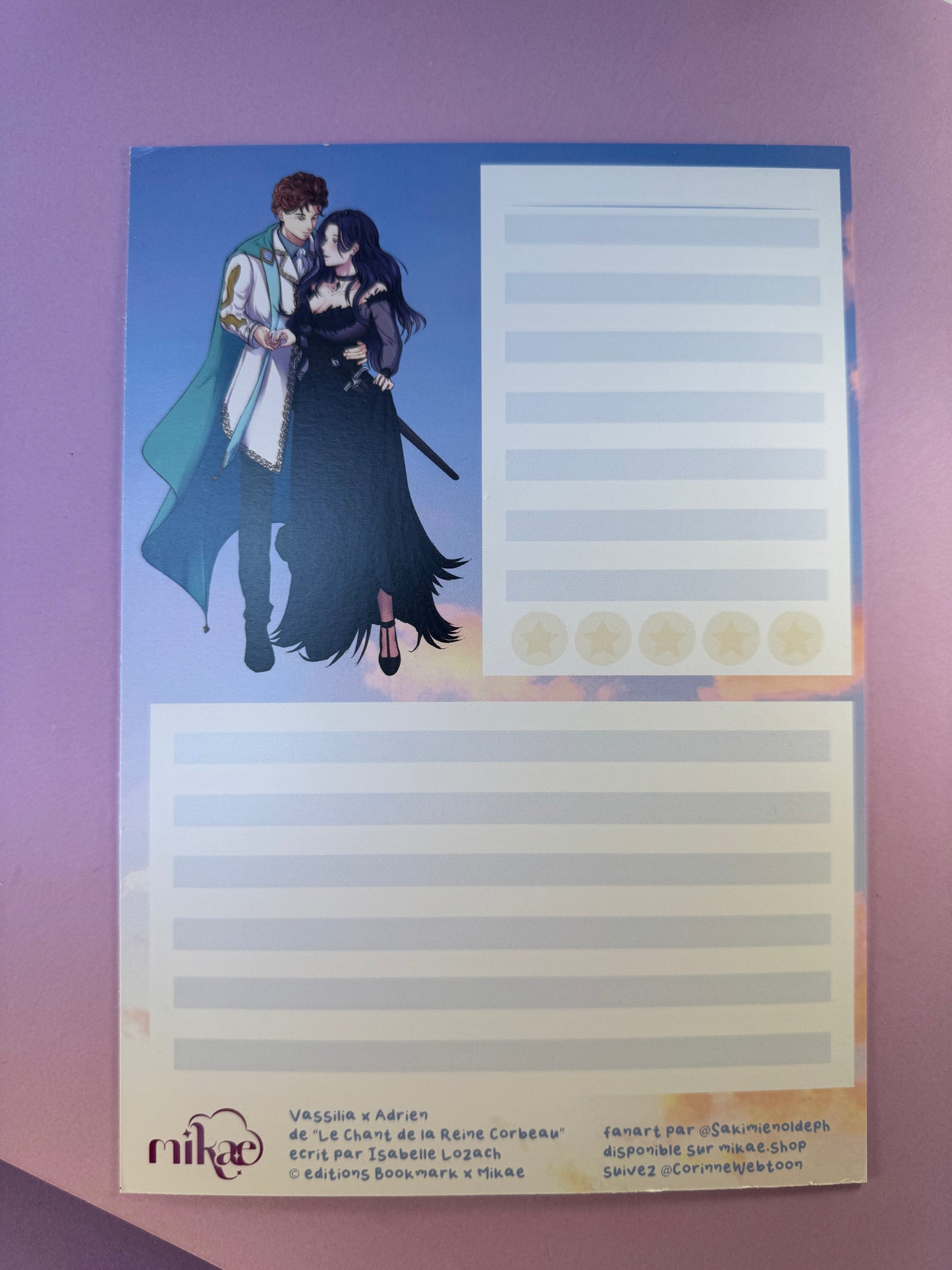 [La Guerre des Ombres] Print - Couple 1 (≠ formats) / Éditions Bookmark x Mikae