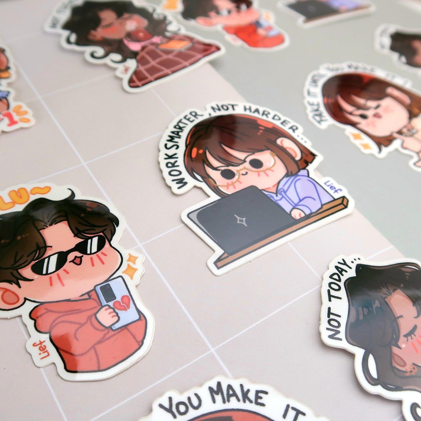 [Lief - BICLY] Stickers Not today