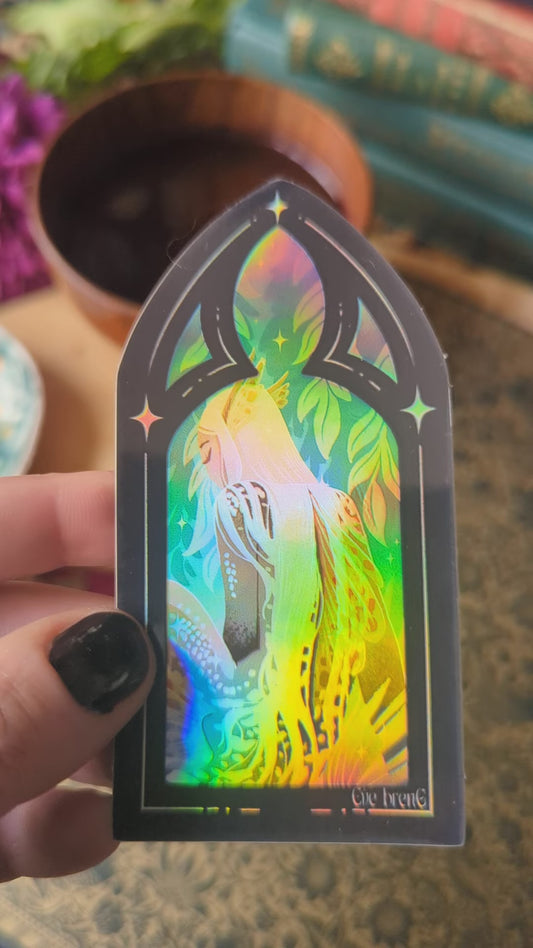 [Eve Brengard] Sticker "Fenêtre bleue"