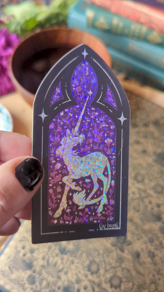 [Eve Brengard] Sticker "Fenêtre mauve"